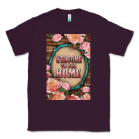 Plum Western Welcome To Our Home Classic Tee - LillyAllenDesigns