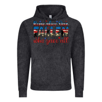 Vintage Black remember our fallen who gave all Vintage Hoodie - JahusDesignShop