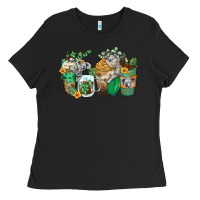 Black koala coffee cups Ladies Tee - Zillion Design Studio