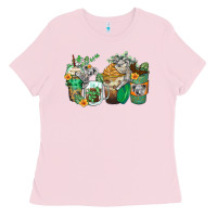 Bubblegum Pink koala coffee cups Ladies Tee - Zillion Design Studio