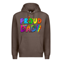 Coffee Proud Dad Premium Hoodie - NancyCooperArtShop