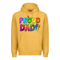 Mustard Proud Dad Premium Hoodie - NancyCooperArtShop