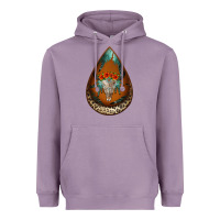 Lavender leopard bullskull teardrop earrings Heavyweight Hoodie - Jasminsmagicworld