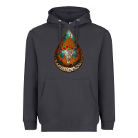 Smoke leopard bullskull teardrop earrings Heavyweight Hoodie - Jasminsmagicworld