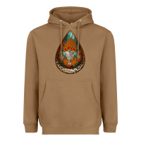 Toasted Coconut leopard bullskull teardrop earrings Heavyweight Hoodie - Jasminsmagicworld