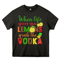 Asphalt when life gives you lemons grab the vodka Heavy Core Tee - texasbilliewilder