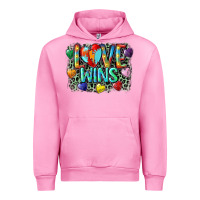Fuchsia Pink Love wins Urban Hoodie - CowGirlArtShop