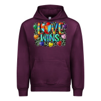 Mauve Wine Love wins Urban Hoodie - CowGirlArtShop