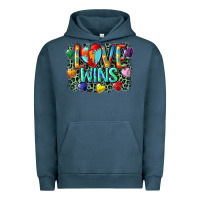 Pigment Midnight Navy Love wins Urban Hoodie - CowGirlArtShop