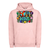 Pigment Salmon Love wins Urban Hoodie - CowGirlArtShop