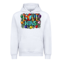 White Love wins Urban Hoodie - CowGirlArtShop
