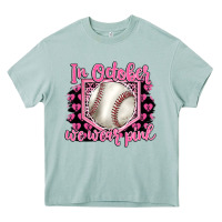 Arona in october we wear pink baseball Heavy Core Tee - BarkalooDesign