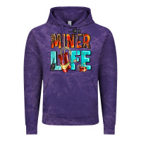 Cloud Purple miner life Vintage Hoodie - AdoDesignShop