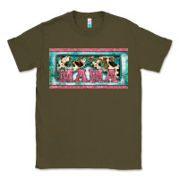 Army Green western mama     license plate Classic Tee - BarkalooDesign