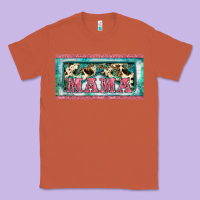 Western Mama     License Plate Classic Tee Designed By Barkaloodesign