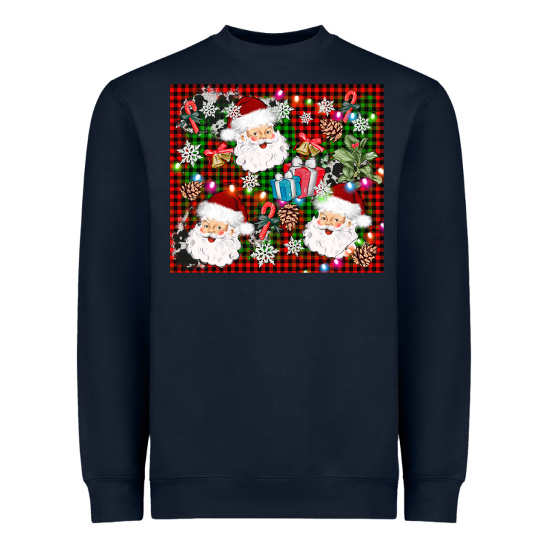 Santa Christmas Heavyweight Sweatshirt by AdoDesignShop | Teevron