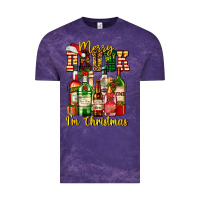 Cloud Purple merry drunk im christmas Vintage Tee - AdoDesignShop