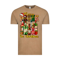 Vintage Coffee merry drunk im christmas Vintage Tee - AdoDesignShop
