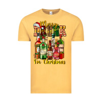 Vintage Mustard merry drunk im christmas Vintage Tee - AdoDesignShop