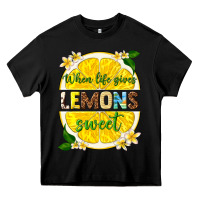 Black when life gives lemons sweet Heavy Core Tee - texasbilliewilder