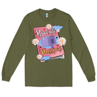 Army Green bookish passport Long Sleeve Tee - MaliasSmallBusiness