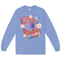 Colony Blue bookish passport Long Sleeve Tee - MaliasSmallBusiness