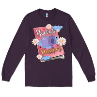 Plum bookish passport Long Sleeve Tee - MaliasSmallBusiness