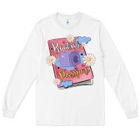 White bookish passport Long Sleeve Tee - MaliasSmallBusiness