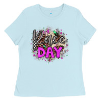 Baby Blue race day Ladies Tee - JahusDesignShop
