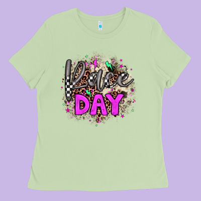 Race Day Ladies Tee Designed By Jahusdesignshop