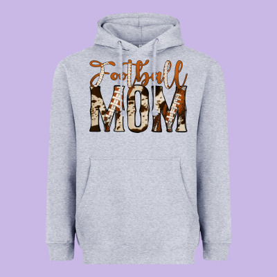Football Mom Heavyweight Hoodie Designed By Jasminsmagicworld