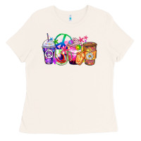 Bone hippie coffee cups Ladies Tee - Zillion Design Studio