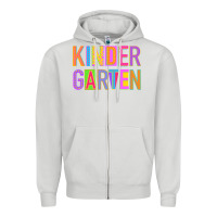 Dove Grey kindergarten Zipper Hoodie - NancyCooperArtShop