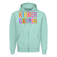 Seafoam kindergarten Zipper Hoodie - NancyCooperArtShop