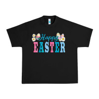 Black happy easter eggs Urban Heavy Tee - AdoDesignShop