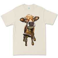 Bone heifer cow with cow bell Premium Tee - RanaPortraitStore