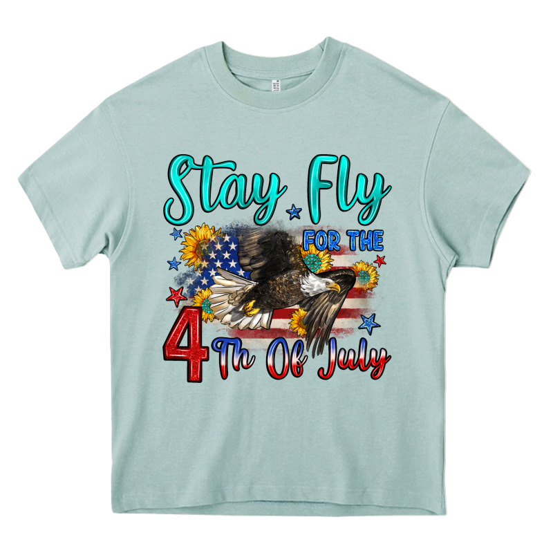 Stay Fly For The 4 Th Of July Heavy Core Tee by Zillion Design Studio | Teevron