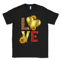 Black western love softball Classic Tee - LillyAllenDesigns