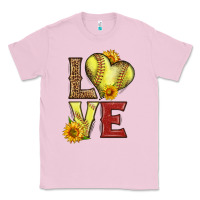 Bubblegum Pink western love softball Classic Tee - LillyAllenDesigns