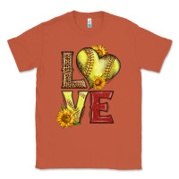 Copper western love softball Classic Tee - LillyAllenDesigns