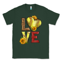 Sports Green western love softball Classic Tee - LillyAllenDesigns