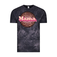 Cloud Black mama leopard Vintage Tee - JahusDesignShop