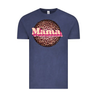 Vintage Denim mama leopard Vintage Tee - JahusDesignShop
