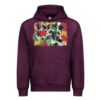 Mauve Wine Autism background Urban Hoodie - CowGirlArtShop