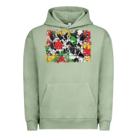 Pigment Oil Green Autism background Urban Hoodie - CowGirlArtShop