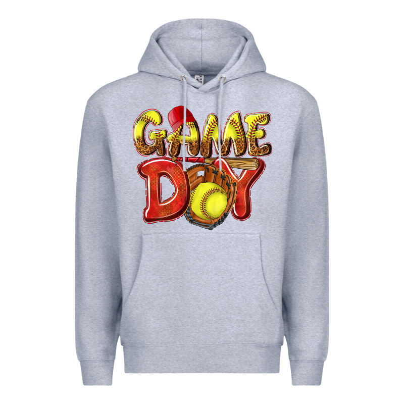Game Day Softball Premium Hoodie by NancyCooperArtShop | Teevron
