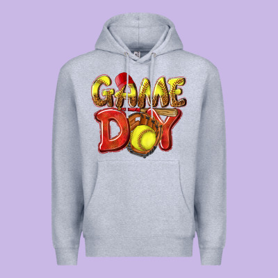 Game Day Softball Premium Hoodie Designed By Nancycooperartshop
