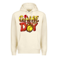 Sandshell Game Day Softball Premium Hoodie - NancyCooperArtShop
