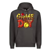 Smoke Game Day Softball Premium Hoodie - NancyCooperArtShop