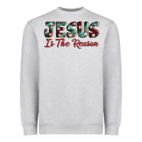 Heather Grey jesus is the reason Heavyweight Sweatshirt - AdoDesignShop